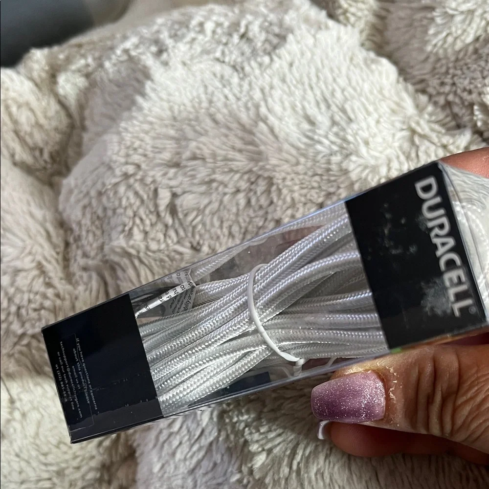 Duracell USB-C to USB-A Cable 10ft - White